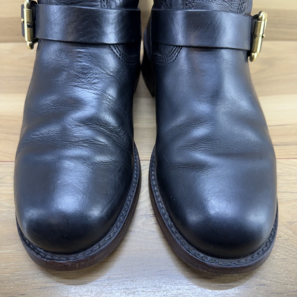 FRYE Artisanal Engineer Boots Mens 9.5 Horween Biker Moto Limited Ed USA Made - Picture 3 of 14